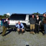 Our 2013 UoB Dig Crew (from Right to Left):  Professor Mark Horton, Jo Rees-Howell, Project Manager Fred Neville-Jones, Hamish Roberton, Rosie Ireland, & Joel Leander Gareats