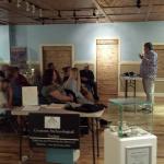 Professor Mark Horton presenting to the local community at the Hatteras Island Ocean Center, "10,000 years on Hatteras Island"